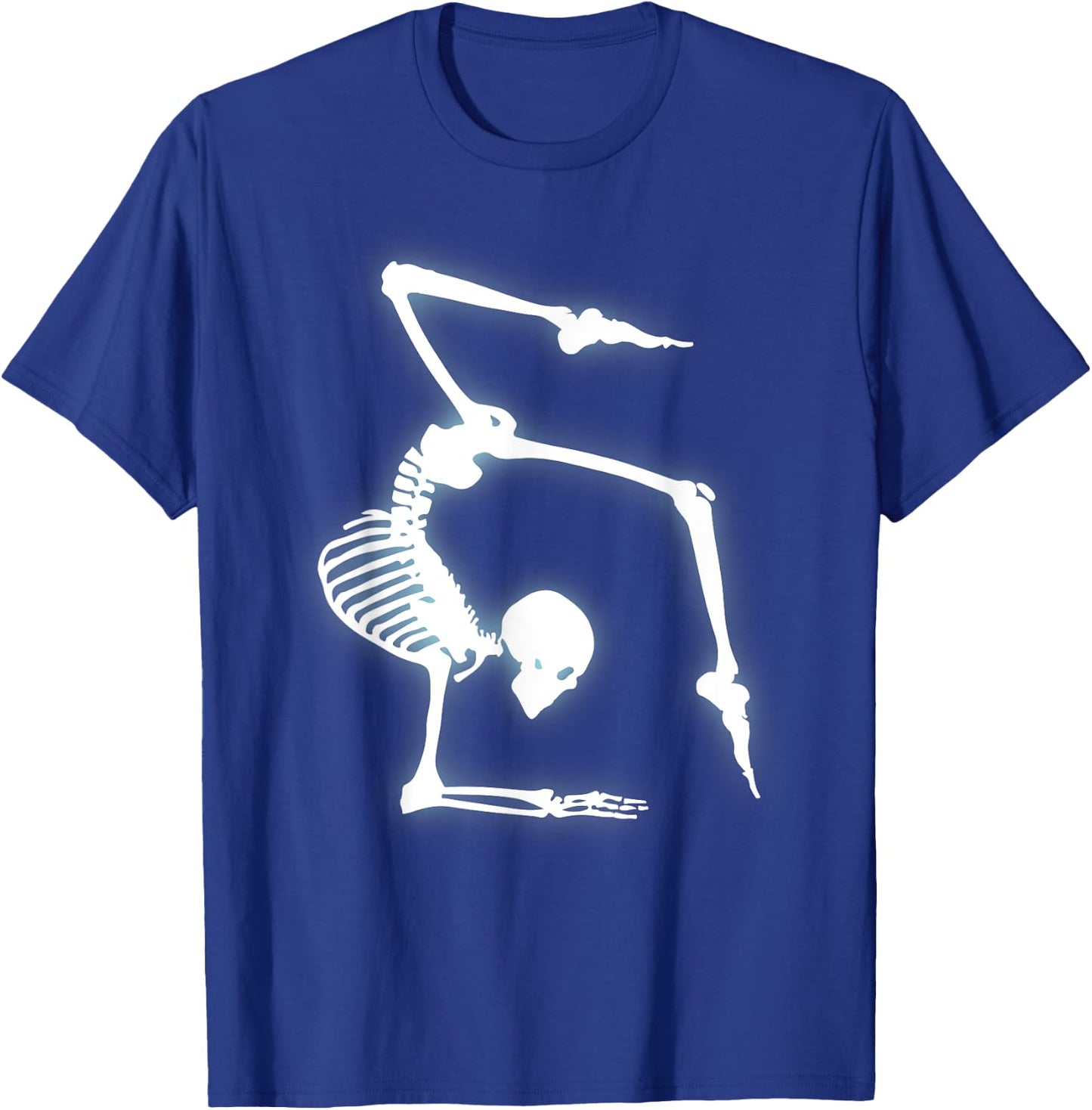 Gymnastics Shirts Funny Skeleton Costume For Halloween T-Shirt - T-Shirt | Royal