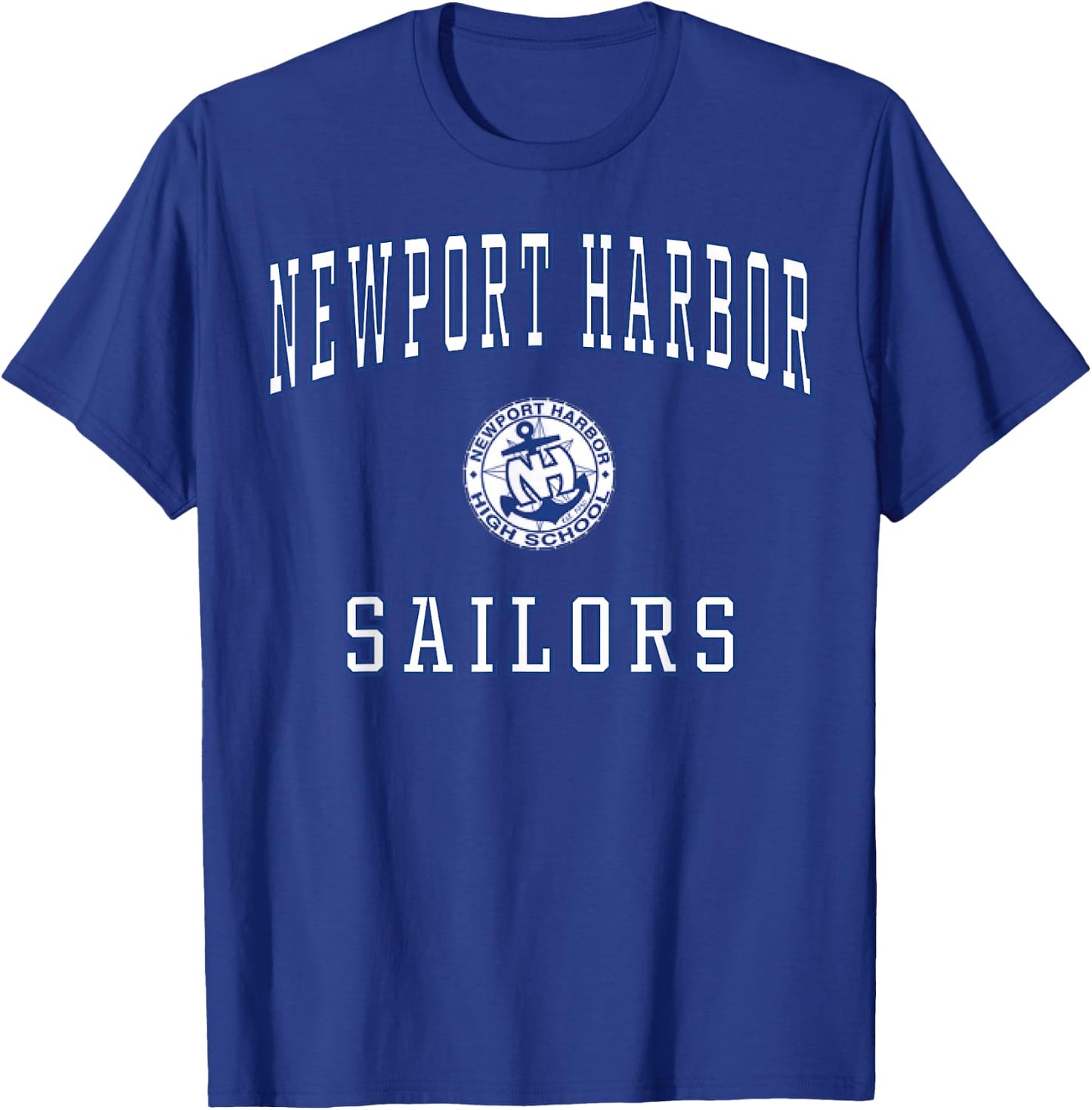 Newport Harbor High School Sailors C1 T-Shirt - T-Shirt | Royal