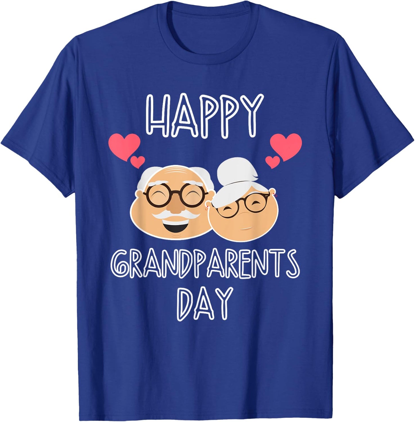 I Love My Grandparents Family Celebration of Grandma Grandpa T-Shirt - T-Shirt | Royal