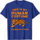 Tiger Shirt Kids Men Women - Human Costume Tiger T-Shirt - T-Shirt | Royal