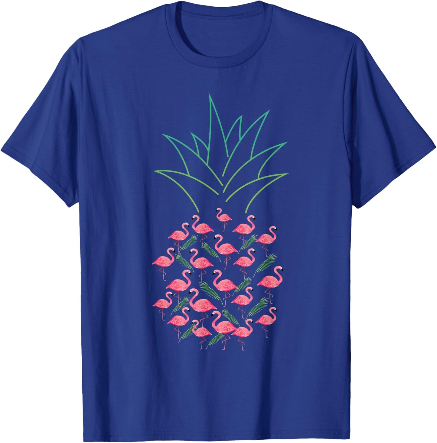 Pineapple Flamingo T-Shirt - T-Shirt | Royal