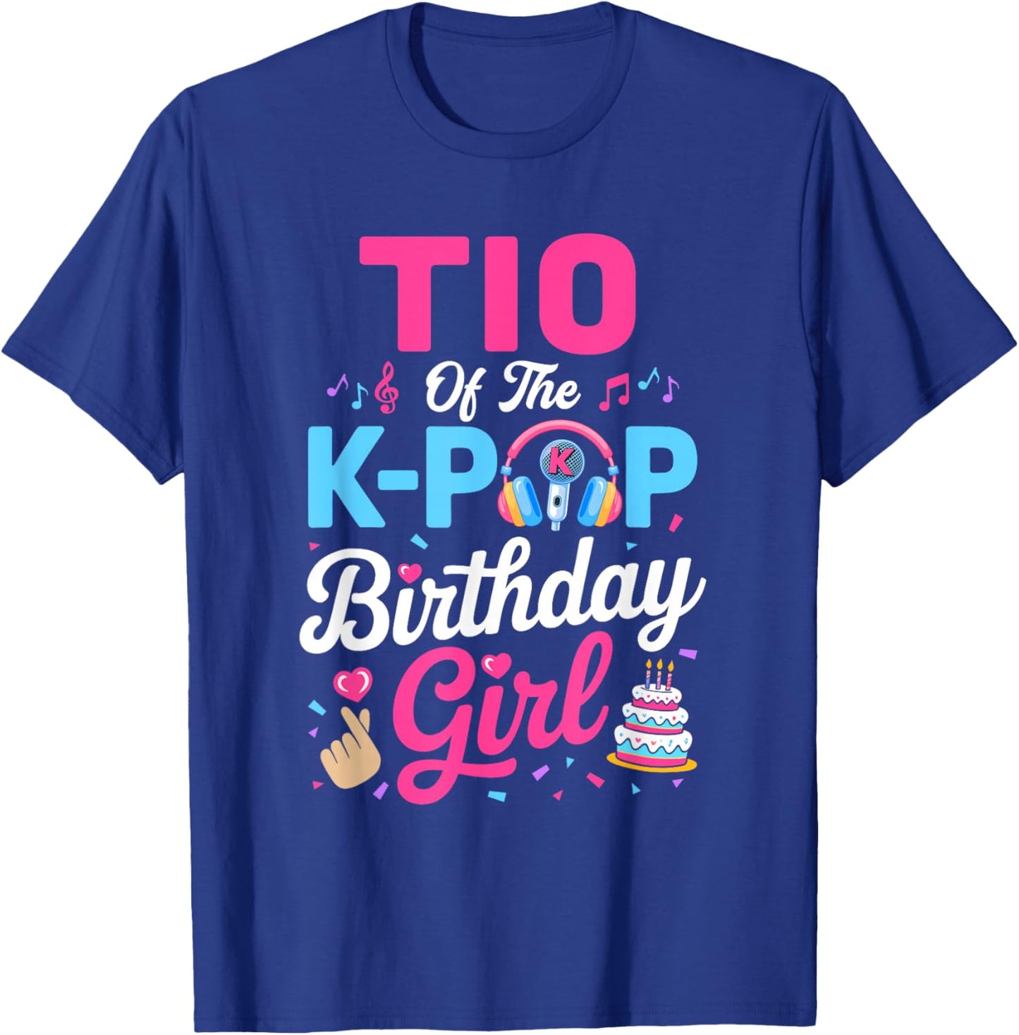TIO of The K-Pop Birthday Girl Korean Music Family T-Shirt - T-Shirt | Royal