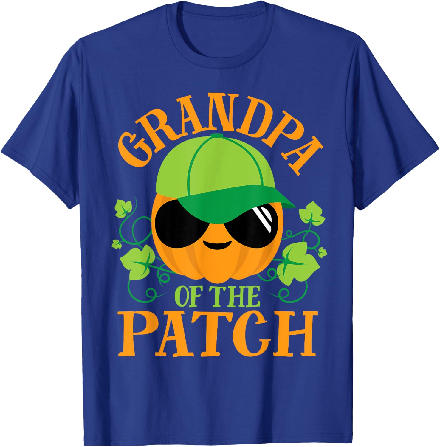 Grandpa Pumpkin of the Patch Matching Family Set Halloween T-Shirt - T-Shirt | Royal
