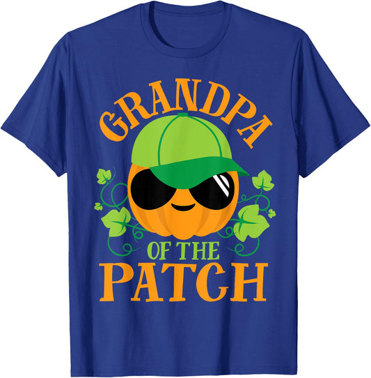 Grandpa Pumpkin of the Patch Matching Family Set Halloween T-Shirt - T-Shirt | Royal
