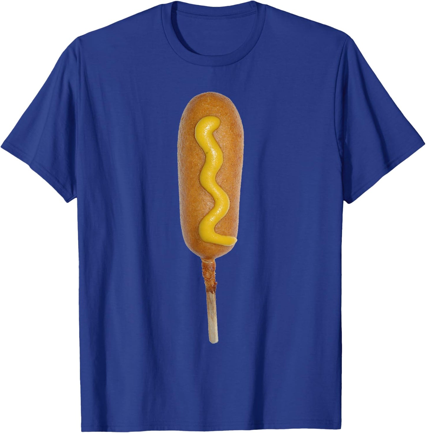 Corn Dog T Shirt -- Corn Dog Carnival Food Shirt Women T-Shirt - T-Shirt | Royal