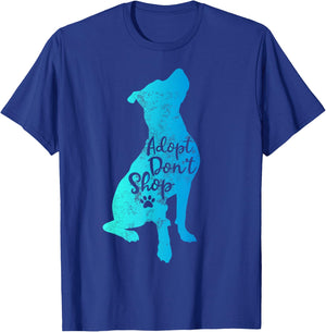 Pitbull Adopt Don't Buy Pitbulls Cute Mom T-Shirt - T-Shirt | Royal