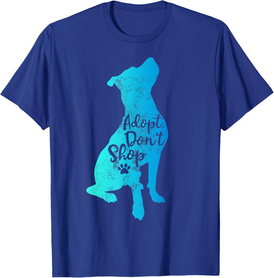 Pitbull Adopt Don't Buy Pitbulls Cute Mom T-Shirt - T-Shirt | Royal