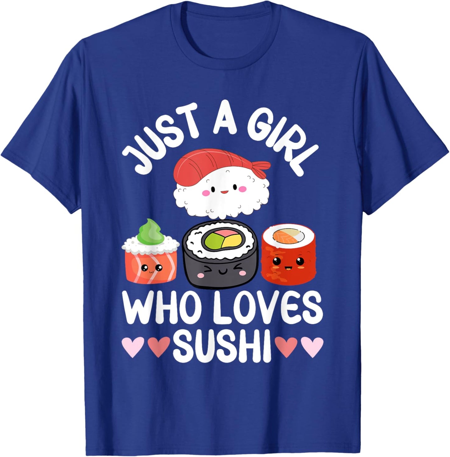 Cool Sushi Teen Girls Sushi Lovers Japanese Food T-Shirt - T-Shirt | Royal