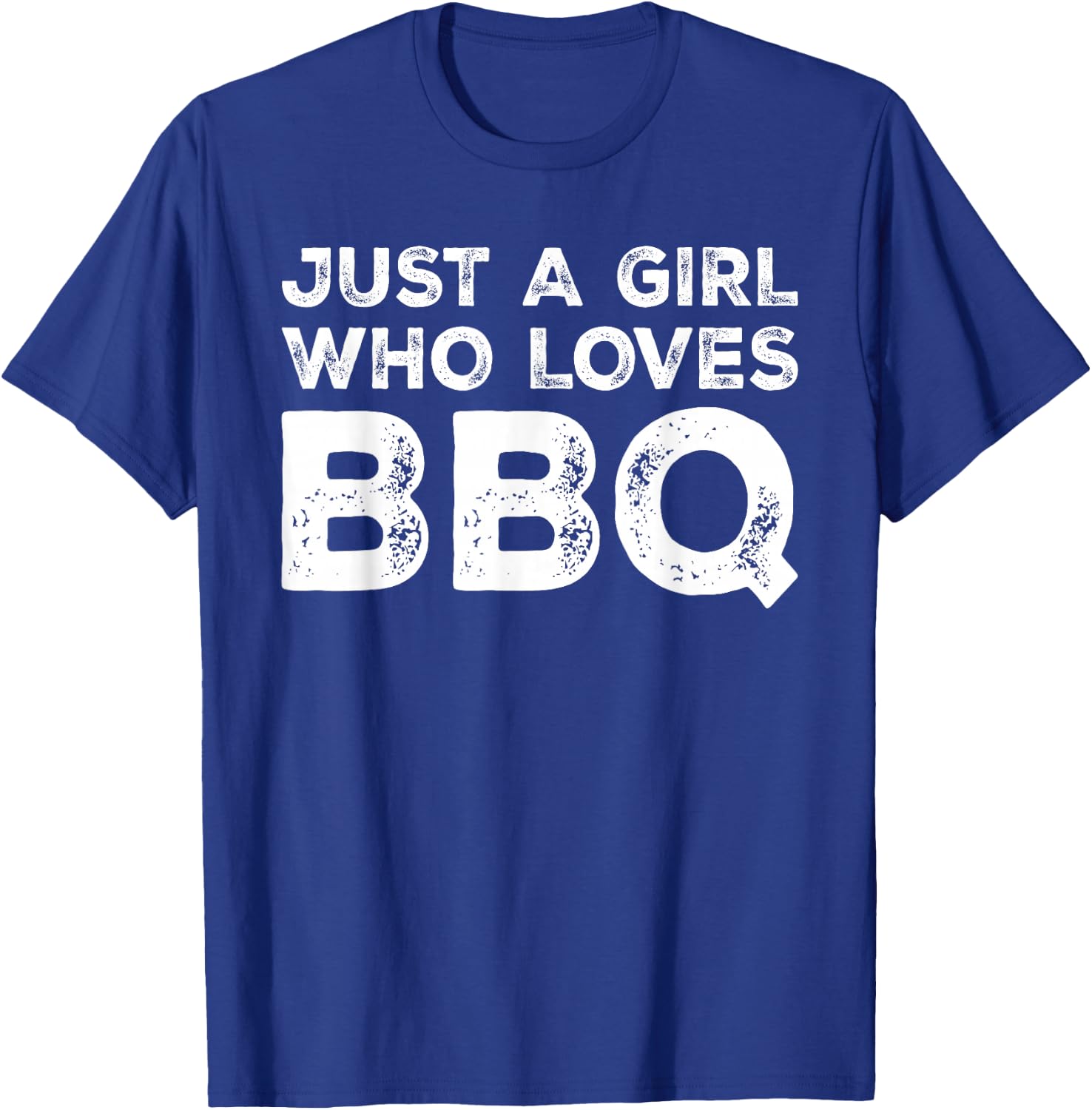 Just A Girl Who Loves BBQ, BBQ Lover T-Shirt - T-Shirt | Royal