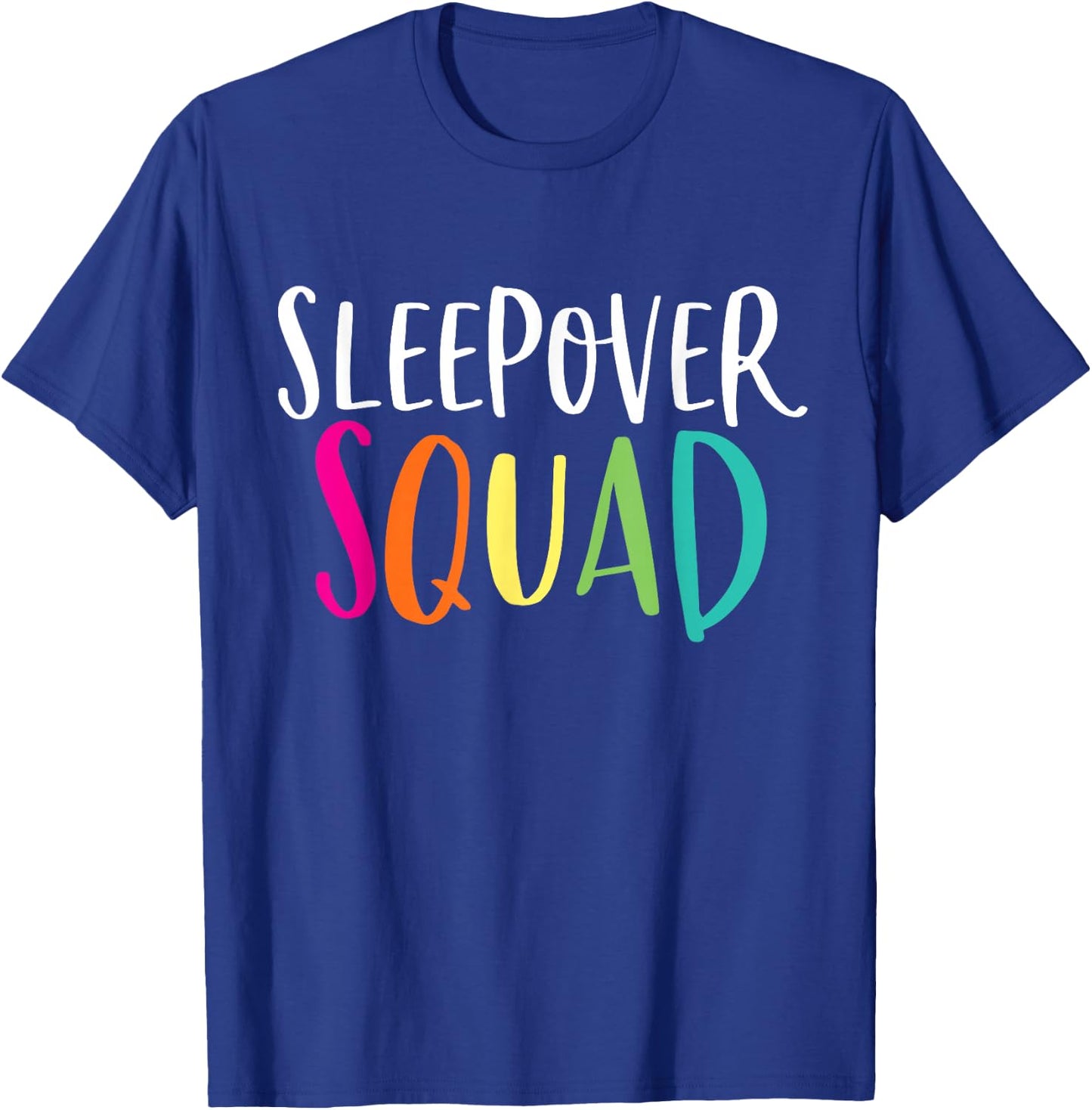 Sleepover Squad Shirt Cute Slumber Pajama Party Gift T-Shirt - T-Shirt | Royal