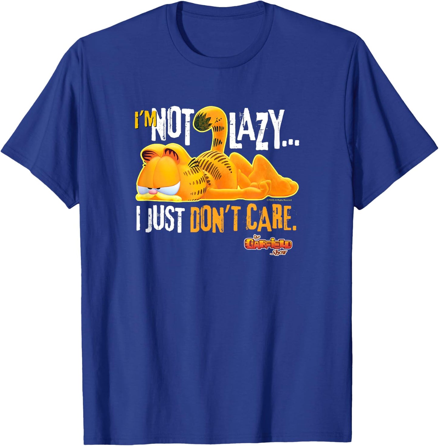 Garfield Just Don't Care T-Shirt - T-Shirt | Royal