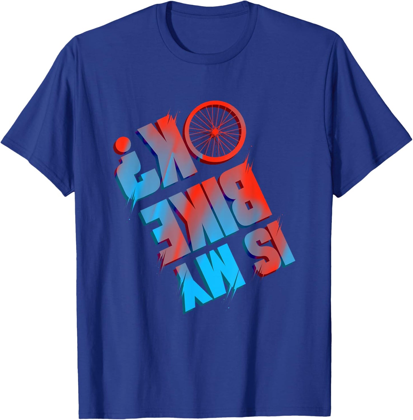 Funny Mountain Bike Tour Cycling Lover Bicycle Rider T-Shirt - T-Shirt | Royal