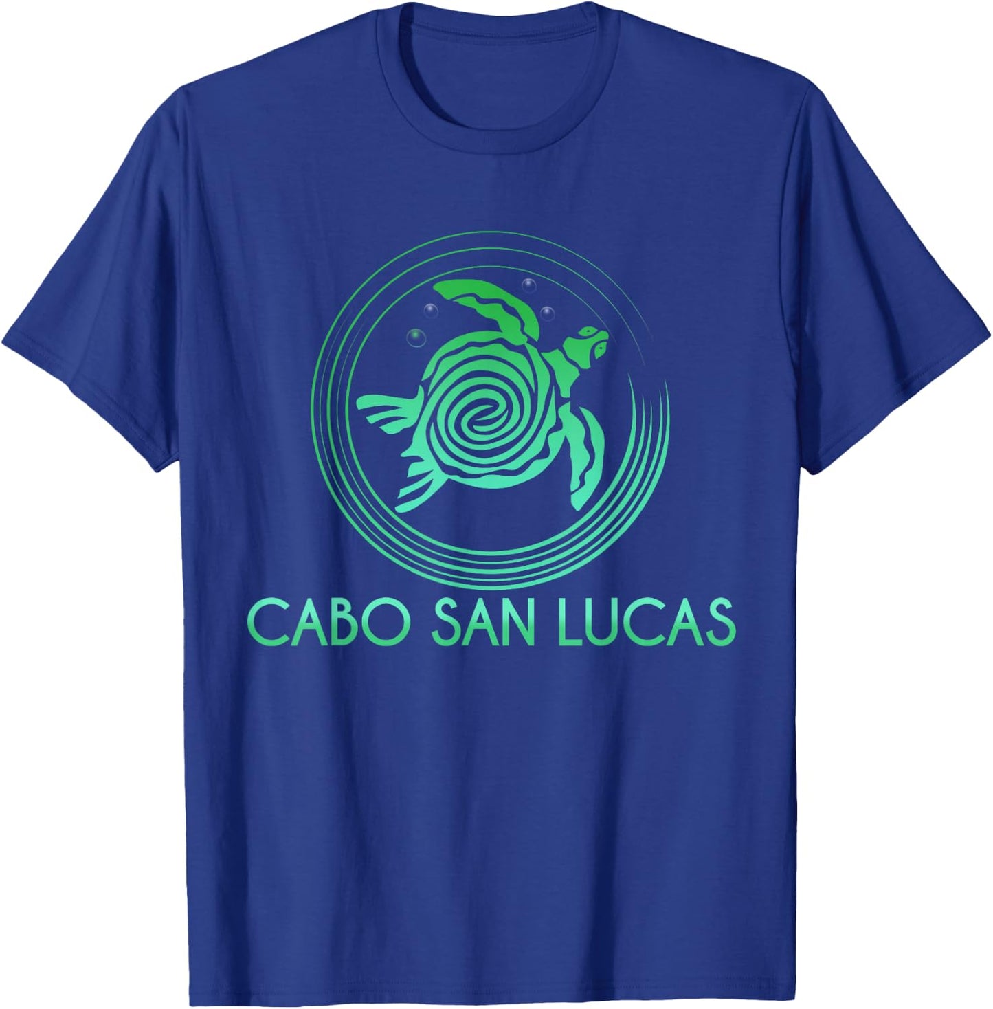 Cabo San Lucas Tribal Turtle T-Shirt - T-Shirt | Royal