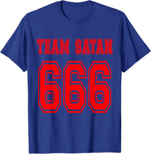 Team Satan 666 T Shirt T-Shirt - T-Shirt | Royal