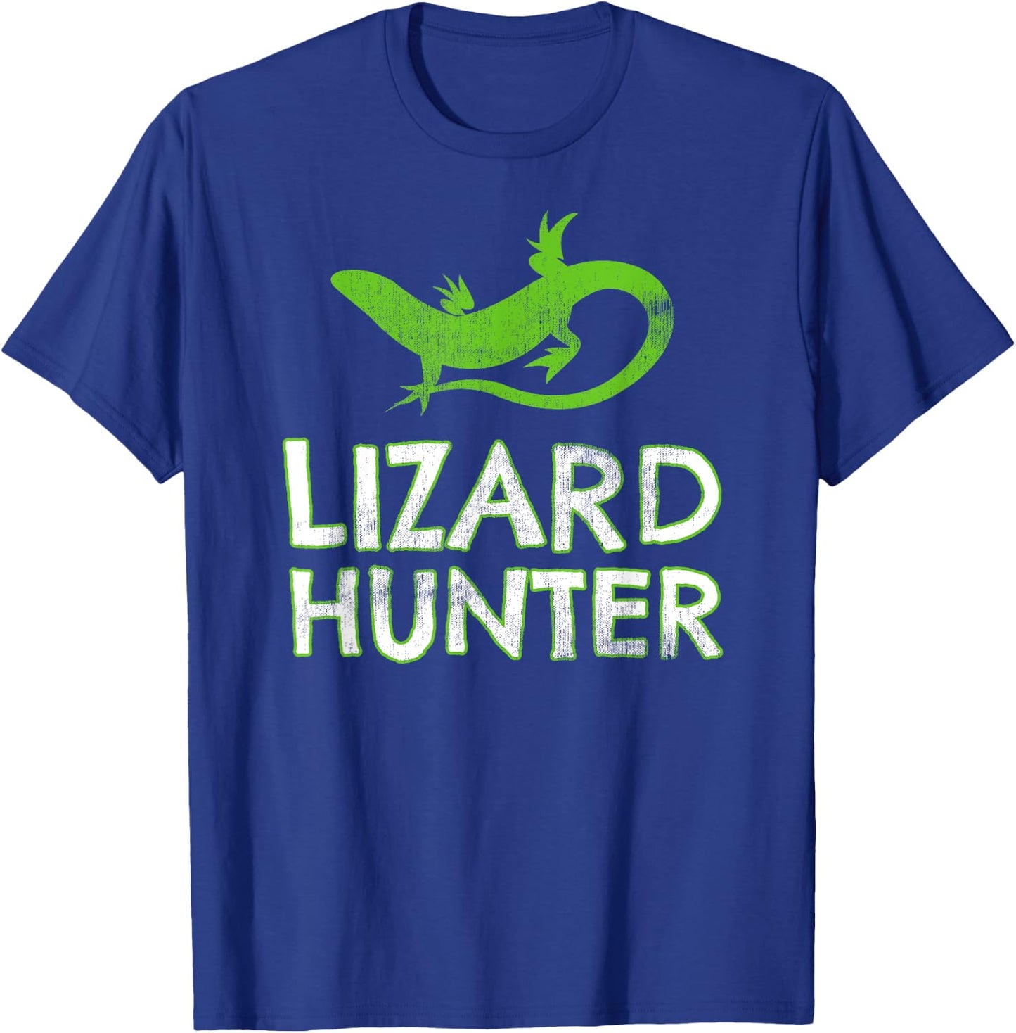 Lizard Lover Shirt Hunter Anole Reptile Boy Gift Birthday T-Shirt - T-Shirt | Royal