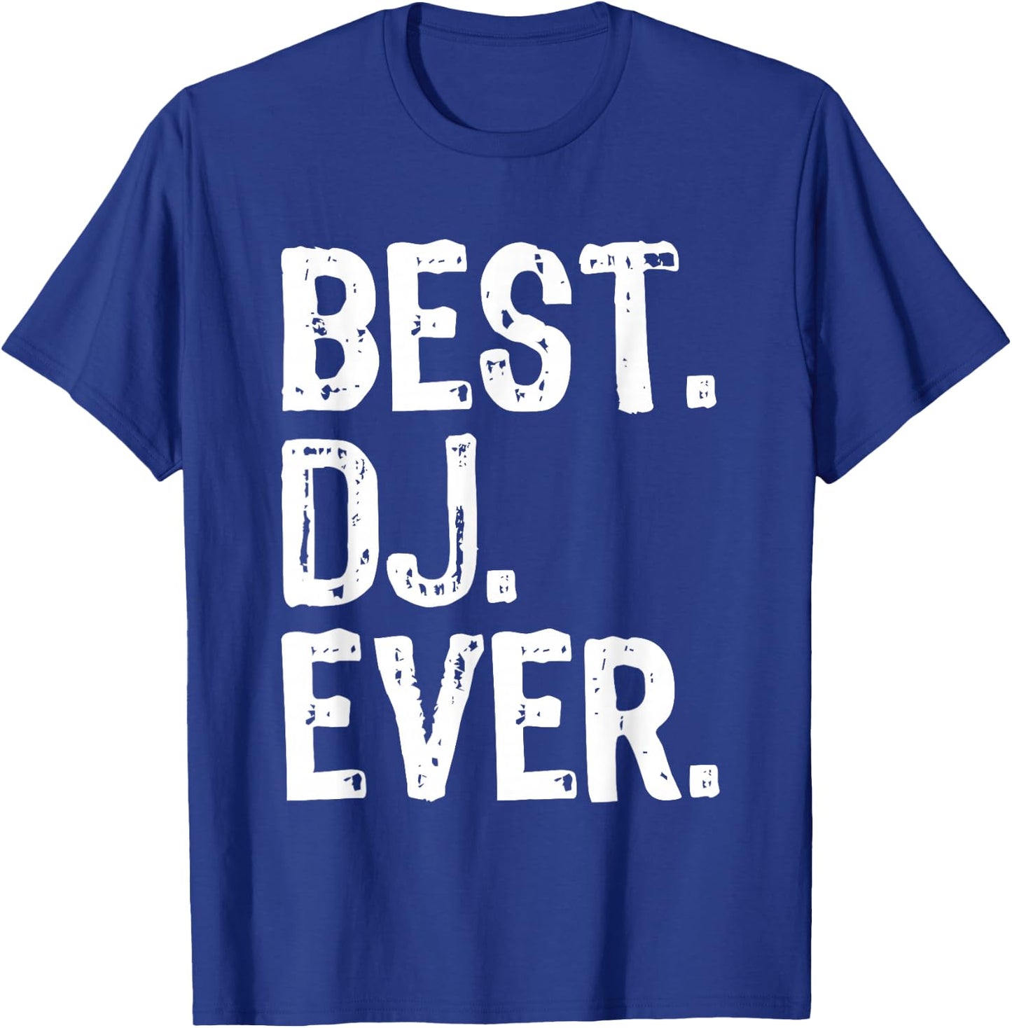 Best DJ Ever Funny Gift Christmas T-Shirt - T-Shirt | Royal