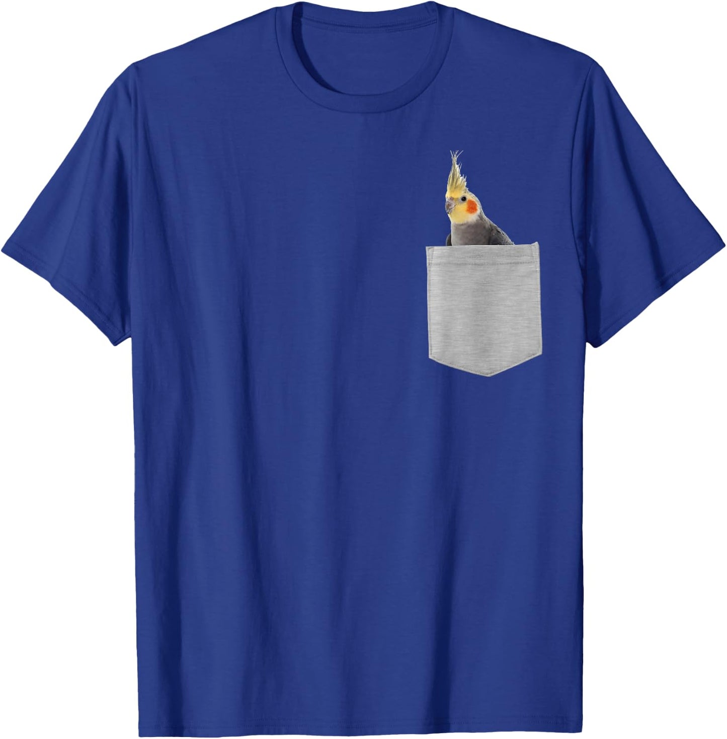 Animal in Your Pocket Cockatiel Bird T-Shirt - T-Shirt | Royal