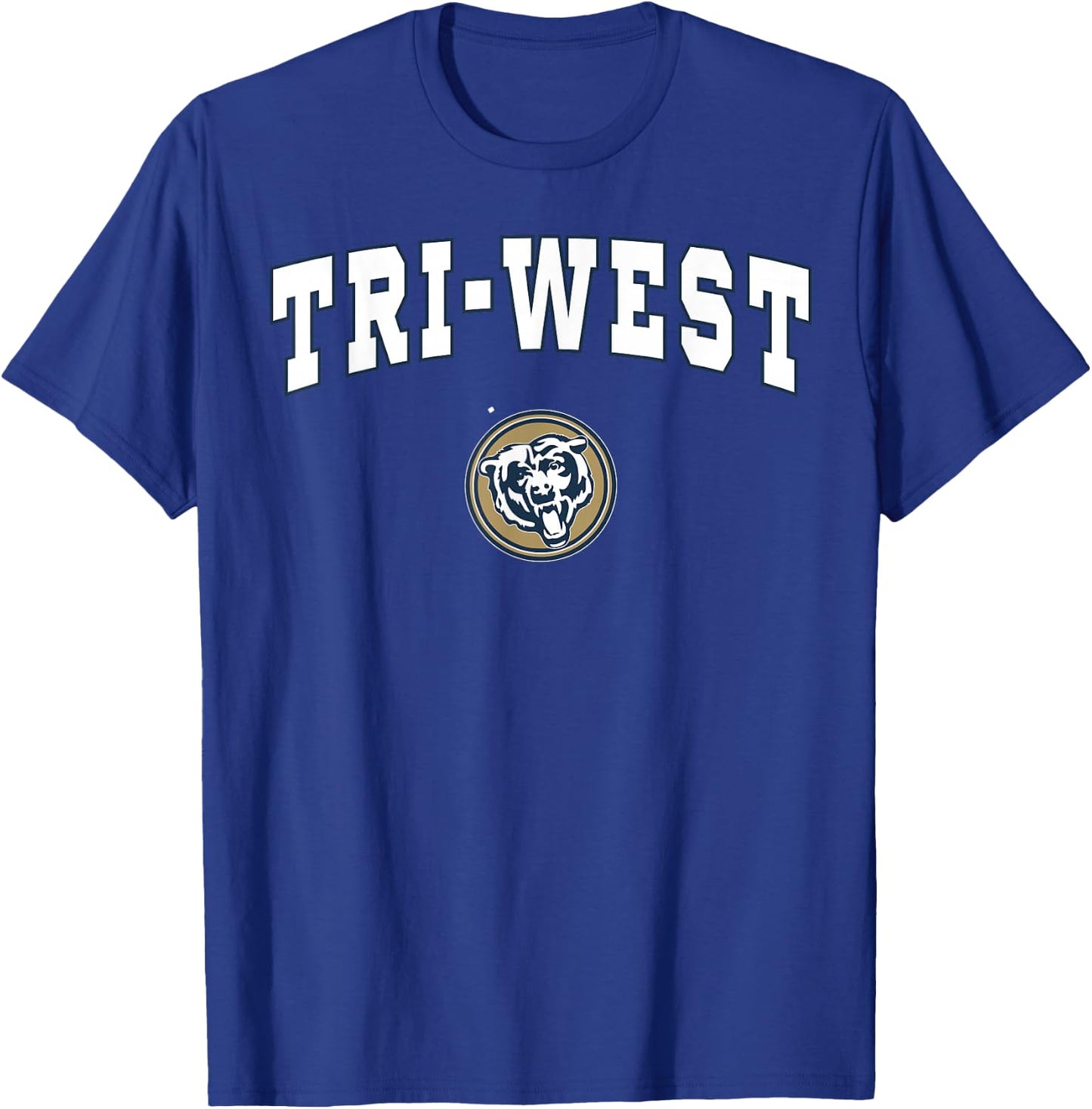 Tri-West High School Bruins T-Shirt - T-Shirt | Royal