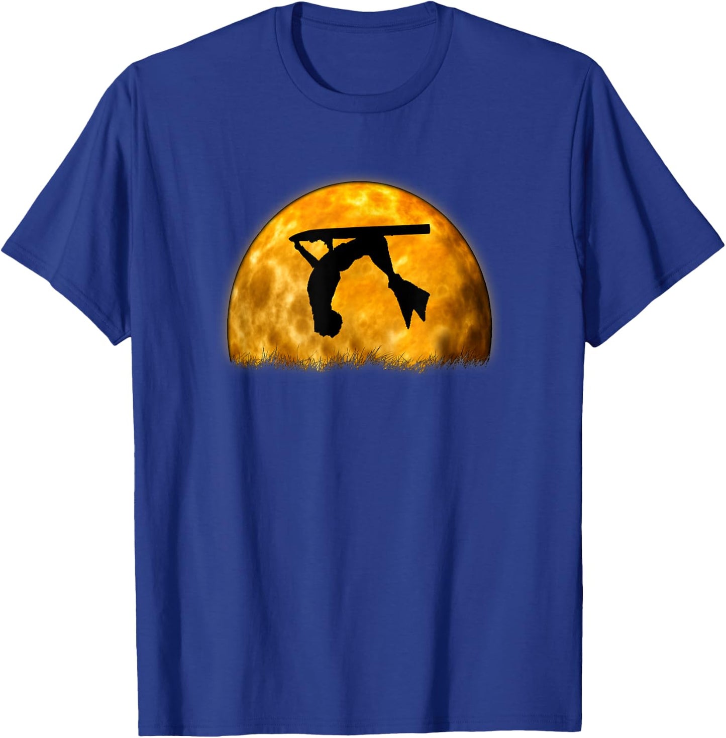 Bodyboard Sunset Silhouette Moon Rise Bodyboarder Gift T-Shirt - T-Shirt | Royal