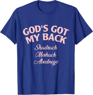 Brandon God's Got My Back Lake T-Shirt - T-Shirt | Royal