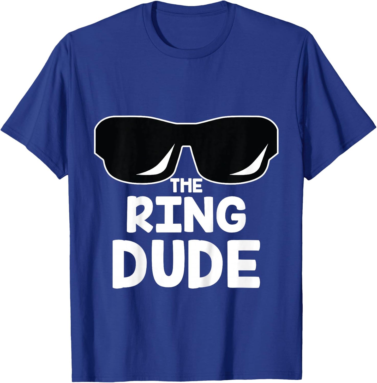 The Ring Dude | Cute Boys Wedding Ring Bearer T-Shirt - T-Shirt | Royal