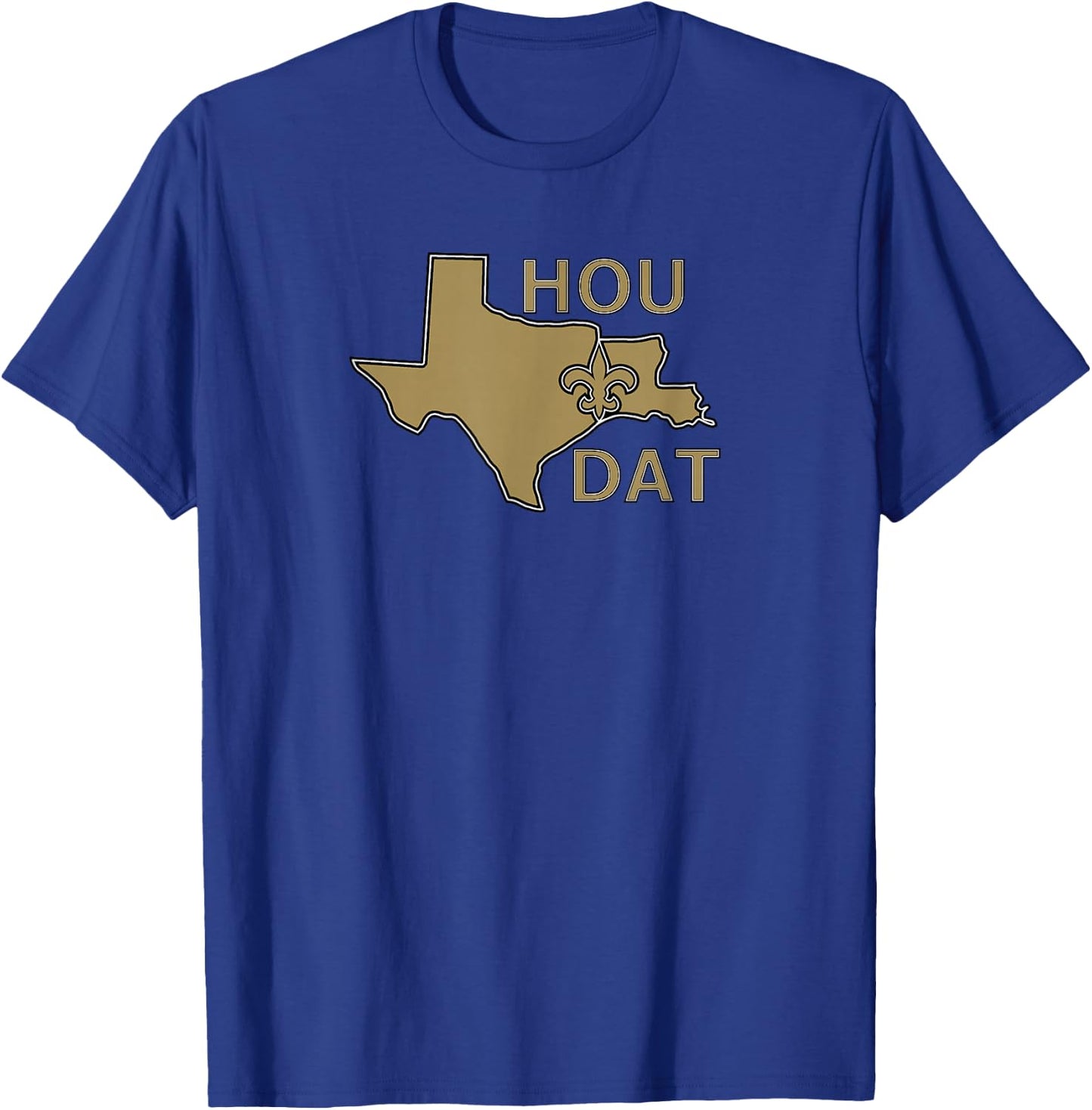Hou Dat Houston Louisiana Shirt T-Shirt - T-Shirt | Royal