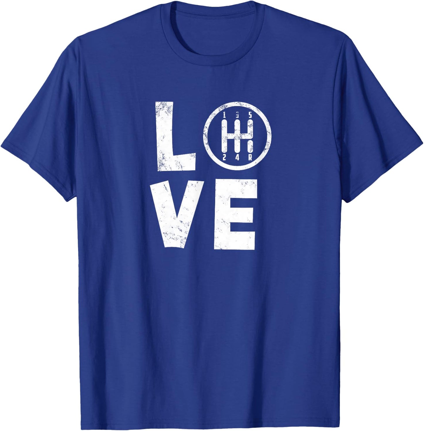Stick Shift Love Manual Gearbox Car Enthusiast T Shirt T-Shirt - T-Shirt | Royal