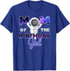 Galaxy Theme Mom of the Birthday Girl Shirt T-Shirt - T-Shirt | Royal