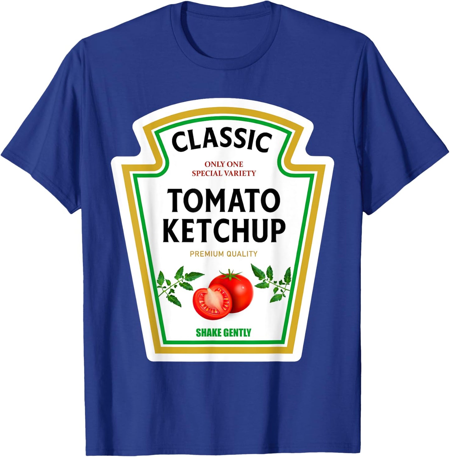 Ketchup 2024 Mustard Halloween Family Matching Costume Mayo T-Shirt - T-Shirt | Royal