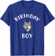 Birthday Boy WOLF Shirt Cute WOLF T Shirt for Birthday Wolve T-Shirt - T-Shirt | Royal