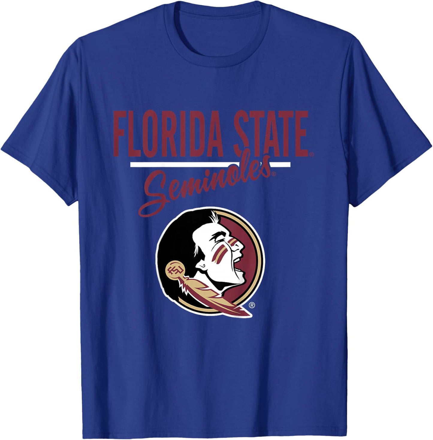 Kids Florida State Seminoles Kids Mascot Gray Officially Licensed T-Shirt - T-Shirt | Royal
