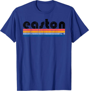 Vintage 80s Style Easton MD T-Shirt - T-Shirt | Royal