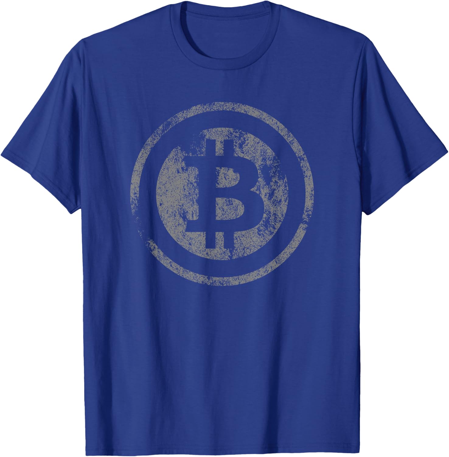 Vintage Bitcoin Logo T-Shirt - T-Shirt | Royal