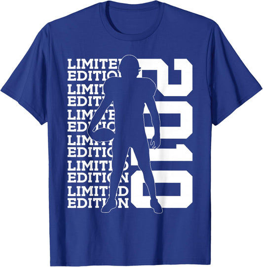Limited Edition 2010 Football 16TH Birthday T-Shirt - T-Shirt | Royal