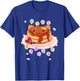 Nyan Cat Pancake Kawaii Cute Dark Color T-Shirt - T-Shirt | Royal