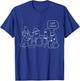 Funny Halloween Trick-or-Treating Classic Ghosts Got a Rock T-Shirt - T-Shirt | Royal