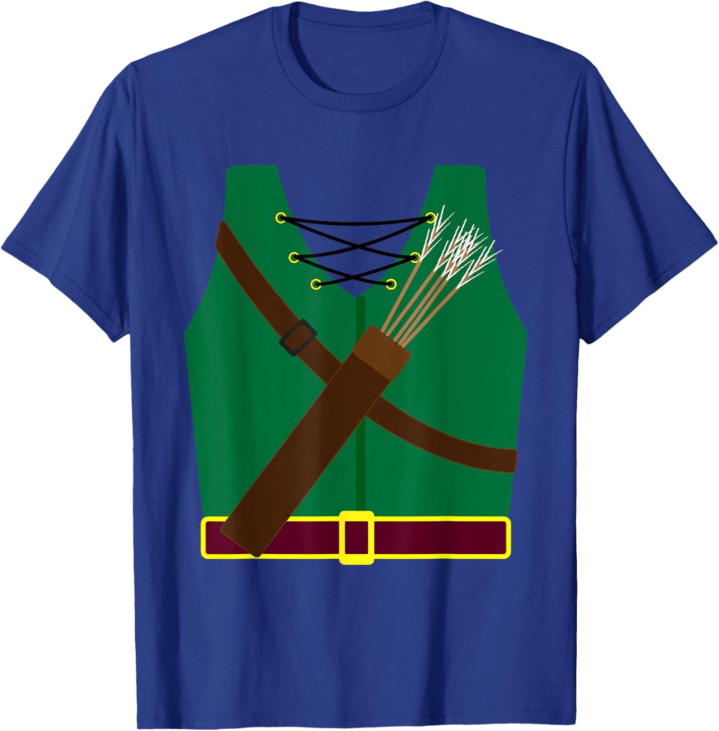 Archer Costume Halloween - Funny Archery Arrow Gift T-Shirt - T-Shirt | Royal