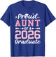 Proud Aunt of A 2026 Graduate Class of 2026 T-Shirt - T-Shirt | Royal