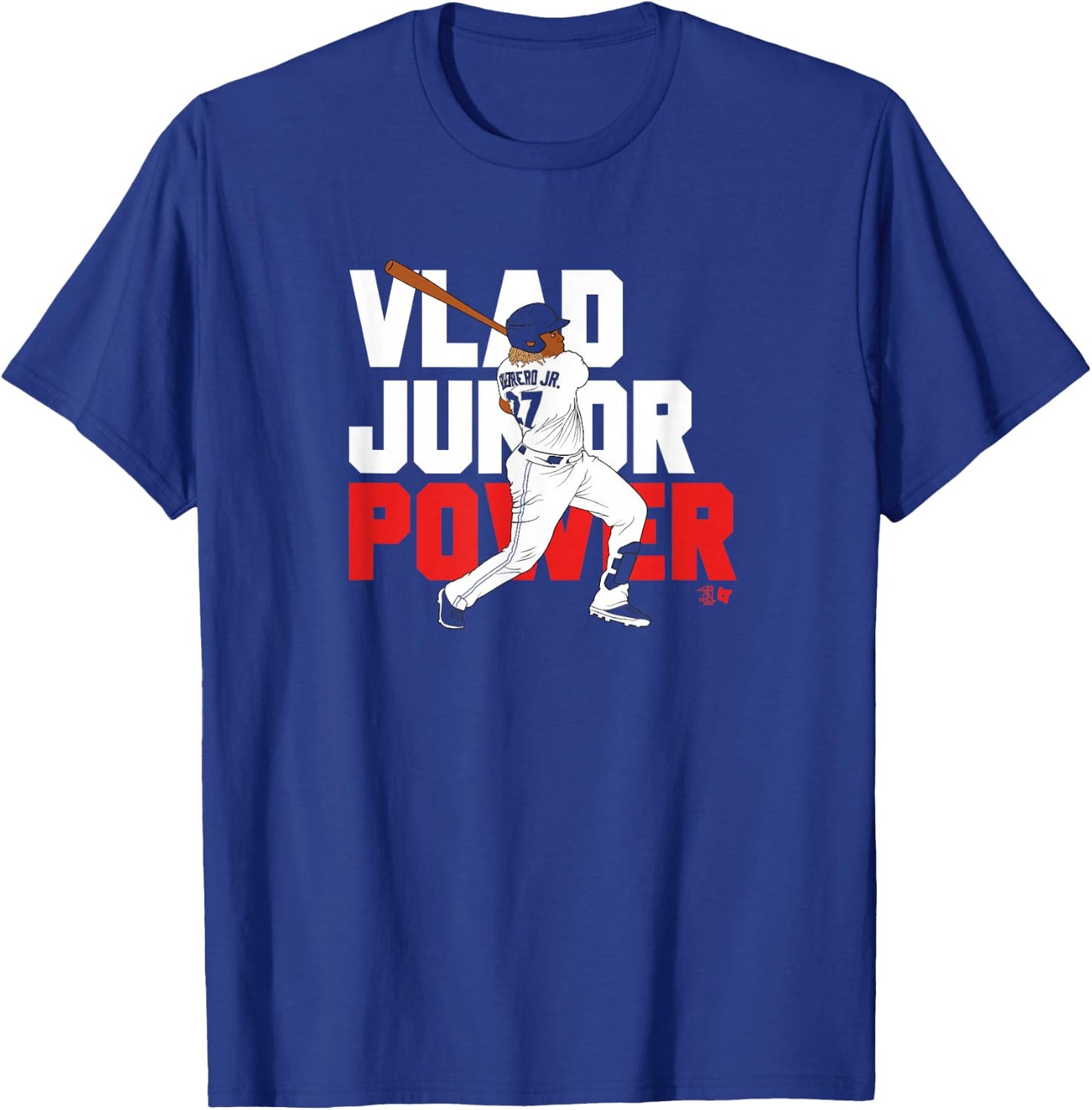 Officially Licensed Vladimir Guerrero Jr. - Vlad Junior T-Shirt - T-Shirt | Royal