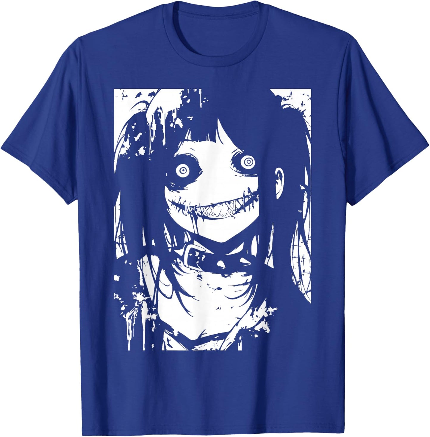 Horror Anime Manga | Japan Japanese Creepy Kawaii Goth T-Shirt - T-Shirt | Royal