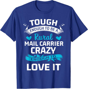 Funny Rural Mail Carrier Gift T-Shirt - T-Shirt | Royal