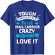 Funny Rural Mail Carrier Gift T-Shirt - T-Shirt | Royal
