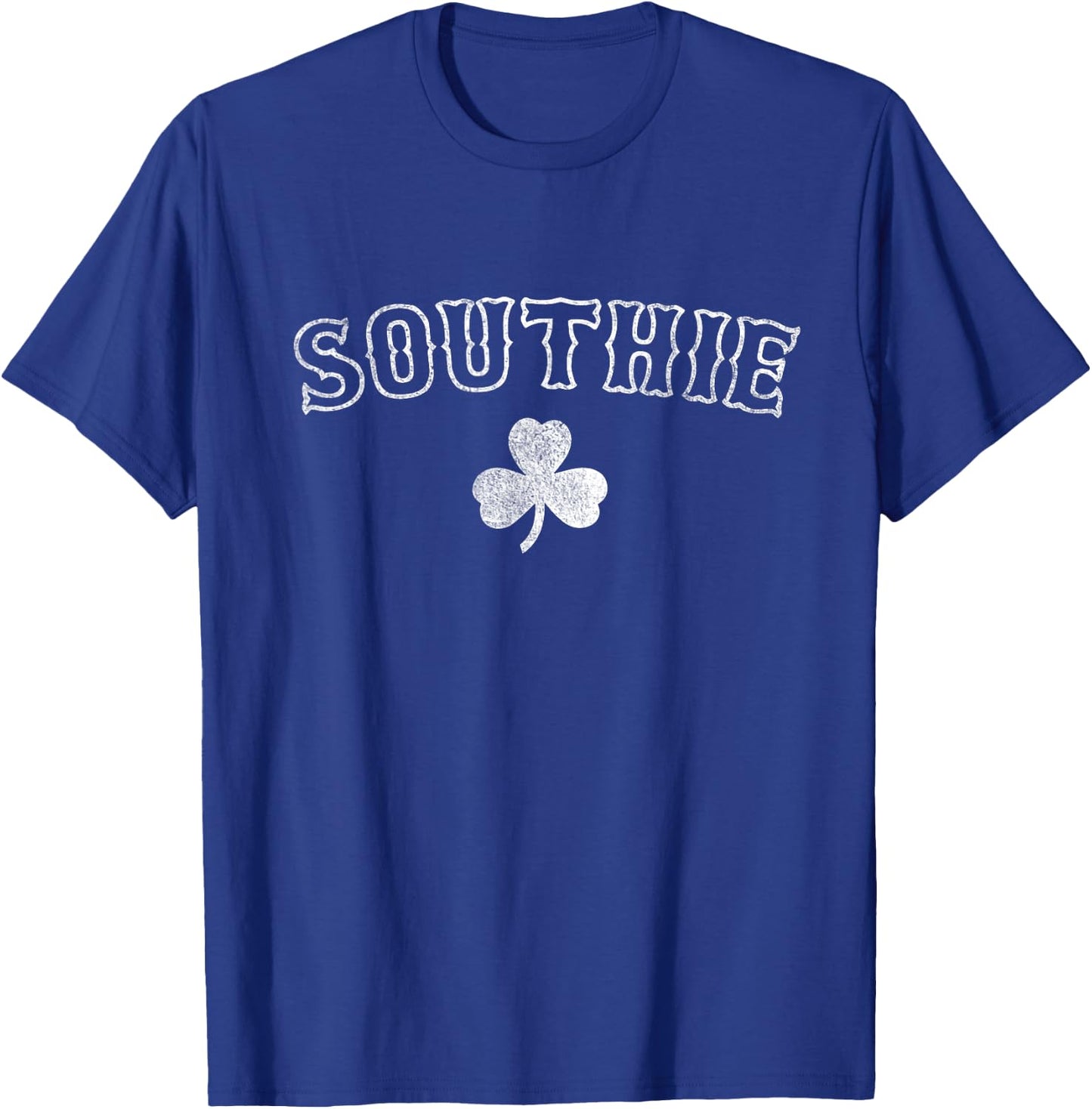Southie - South Boston Massachusetts Retro Shirt T-Shirt - T-Shirt | Royal