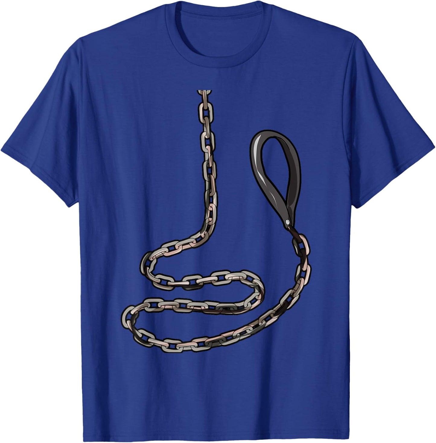 BDSM Collar Leash | Naughty Kinky Sub Slave Devotion T-Shirt - T-Shirt | Royal