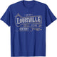 Louisville KY Vintage Victorian Style Home City Distressed T-Shirt - T-Shirt | Royal