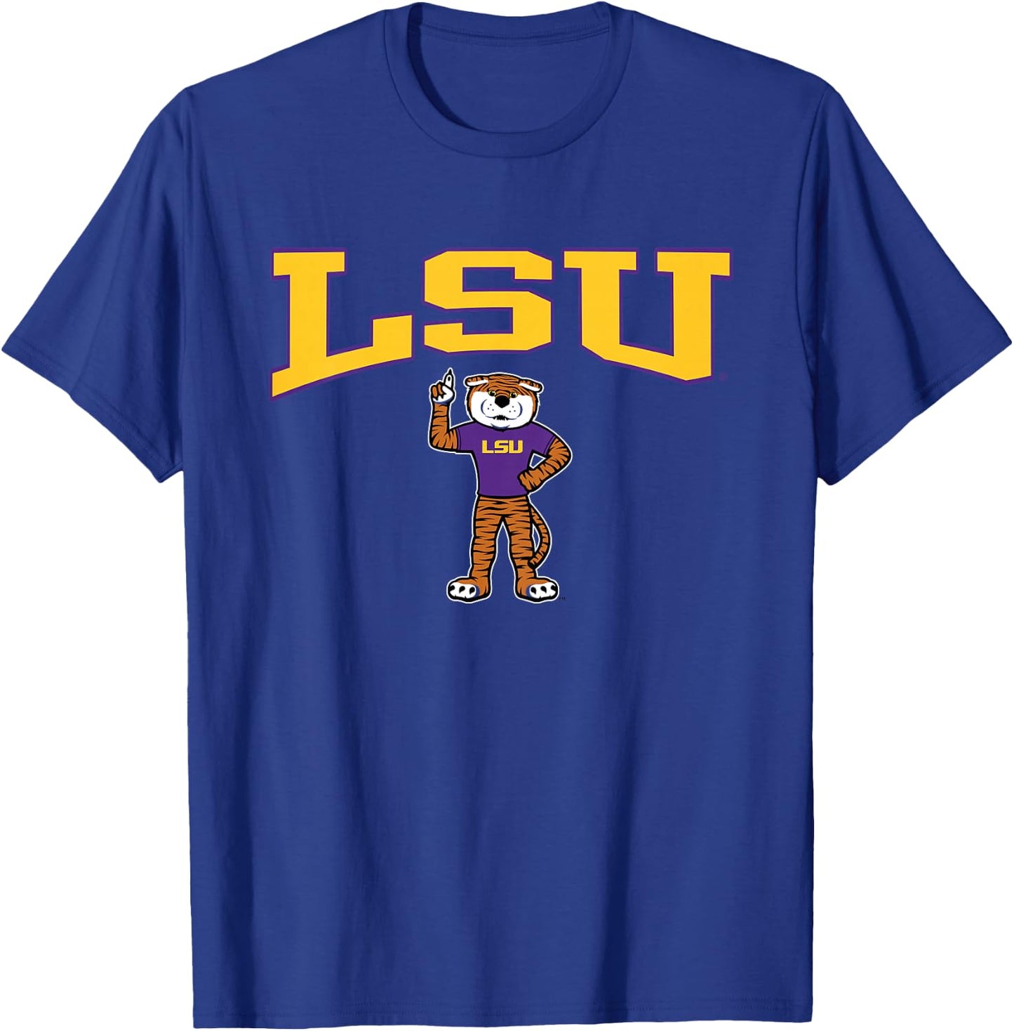 Kids LSU Tigers Kid's Mike Gray Officially Licensed T-Shirt - T-Shirt | Royal