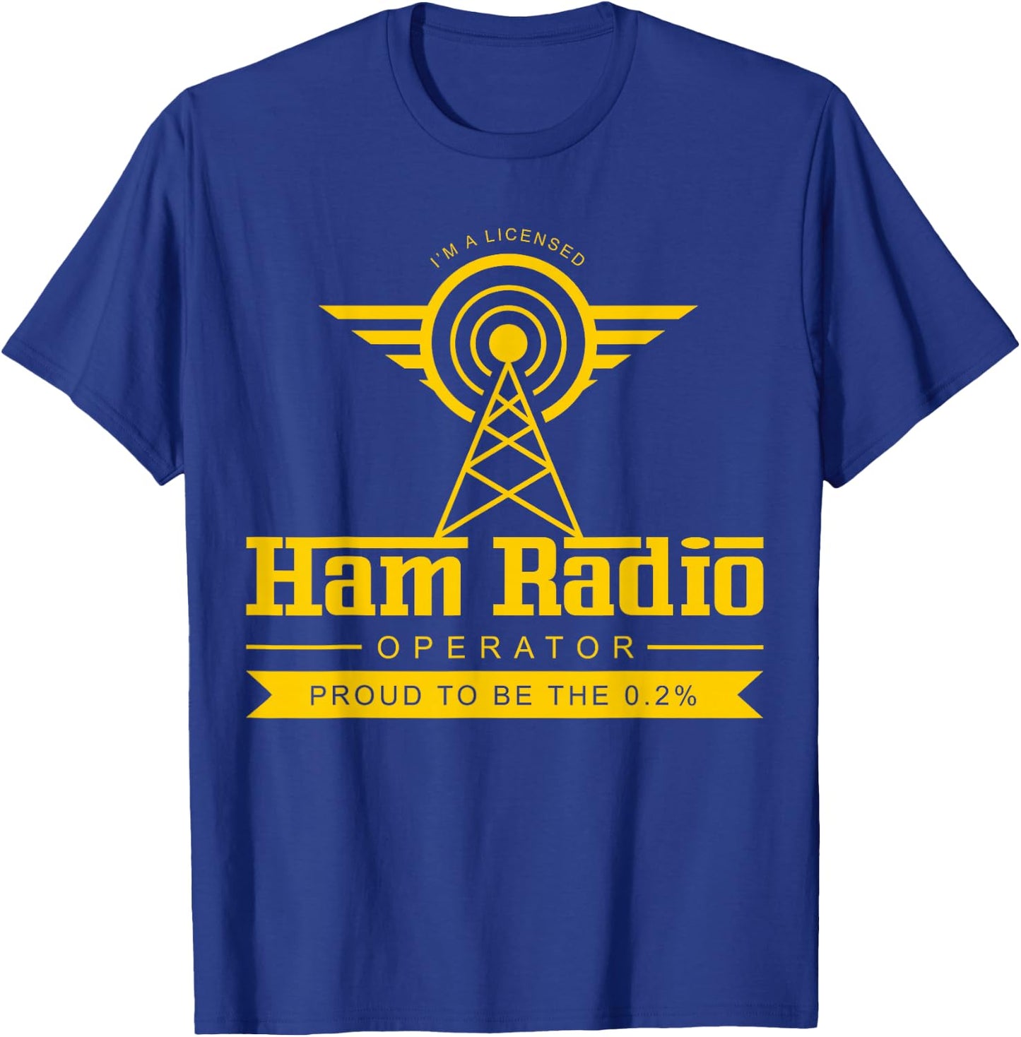 Ham Radio Operator Shirt | Cute Amateur Administrator Gift T-Shirt - T-Shirt | Royal