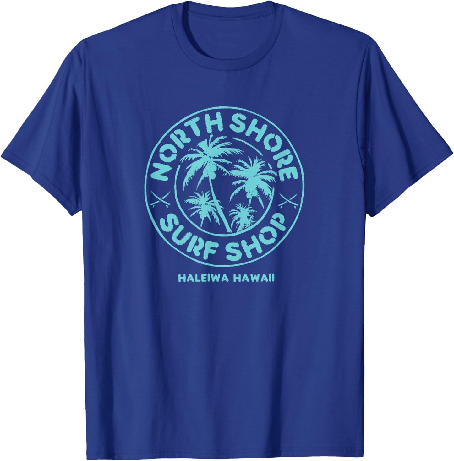 Retro North Shore Surf Haleiwa T-Shirt - T-Shirt | Royal