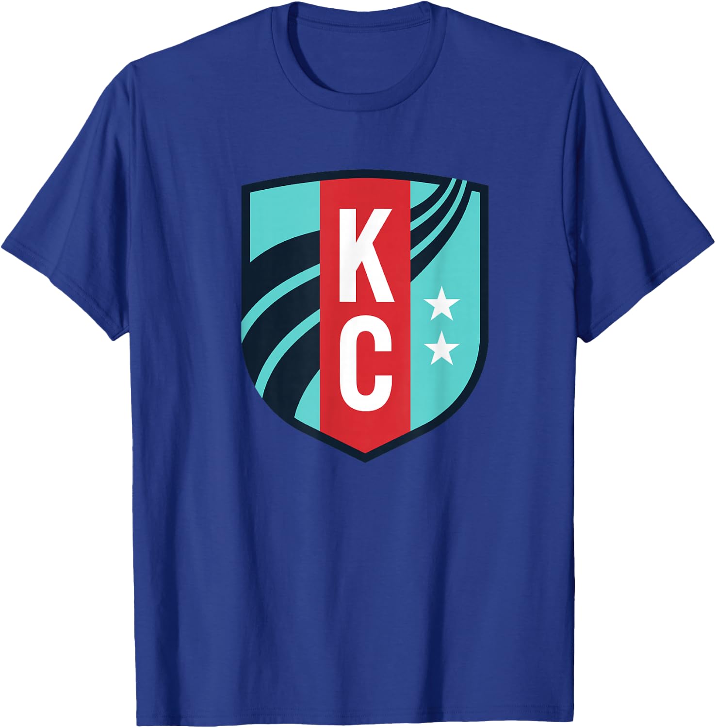 Officially Licensed Kansas City Current Soccer NWSL Apparel T-Shirt - T-Shirt | Royal