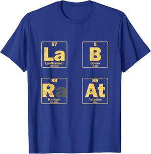 Lab Rat Periodic Elements T-Shirt - T-Shirt | Royal
